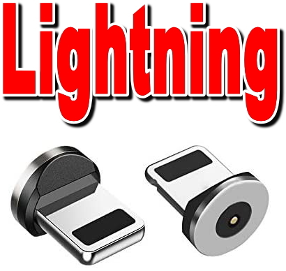 ★5個セット iphone Lightning用 充電 端子 マグネット 変換 プラグ 防塵 アダプター 磁石 USB 充電ケーブル用 ライトニングの画像2