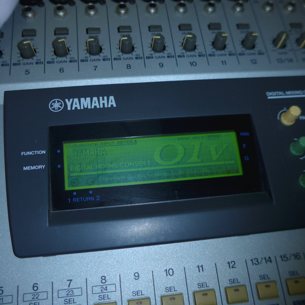 動作品】☆YAMAHA 01V デジタルミキサー ミキシングコンバーター