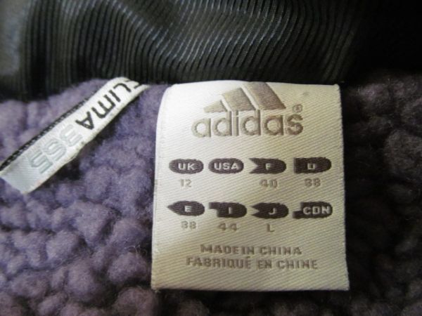 (52438) Adidas adidas CLIMA365 Kids Junior bench пальто боа черный L USED