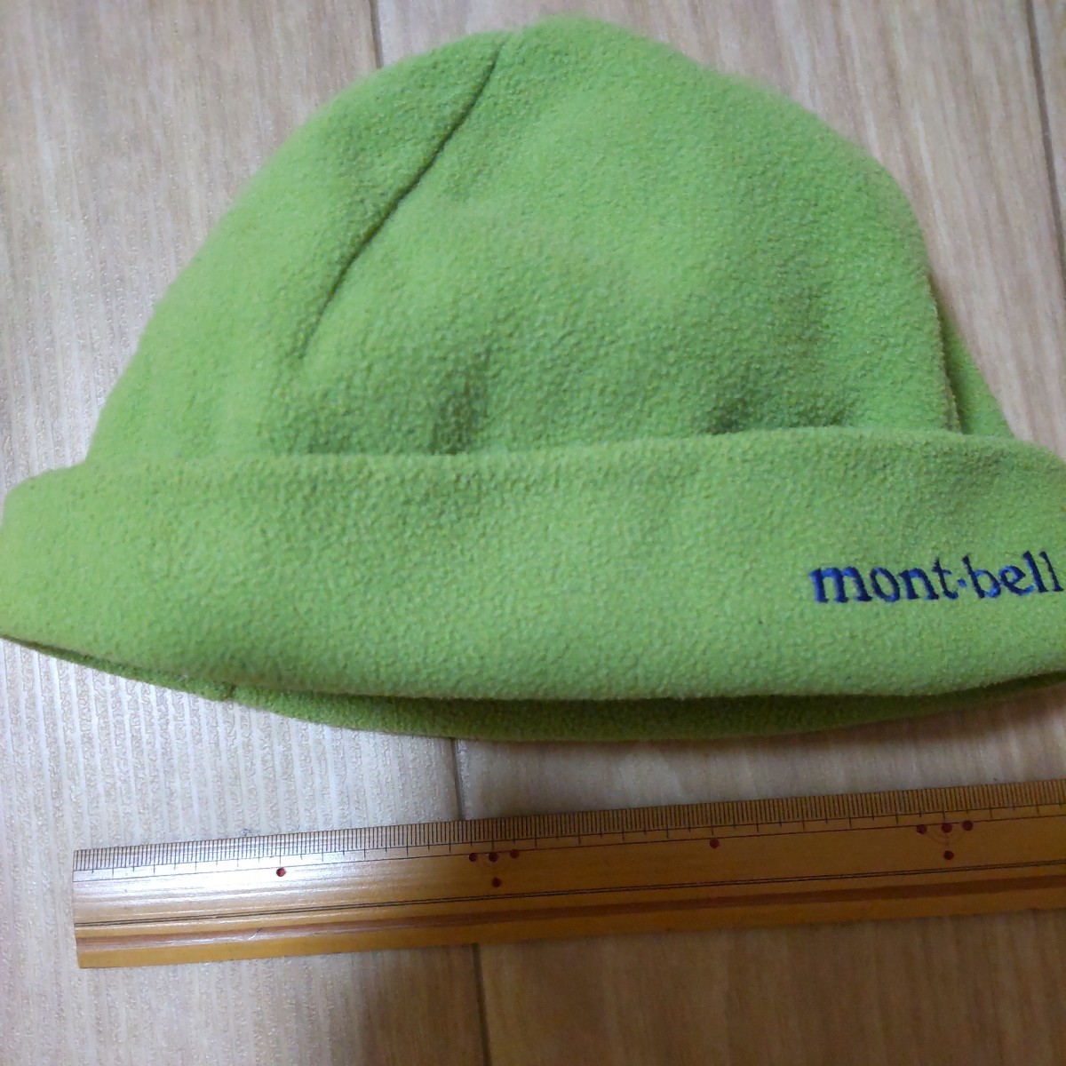 モンベル mont-bell キッズ フリーサイズ 帽子 フリース生地 51～54cm_画像1