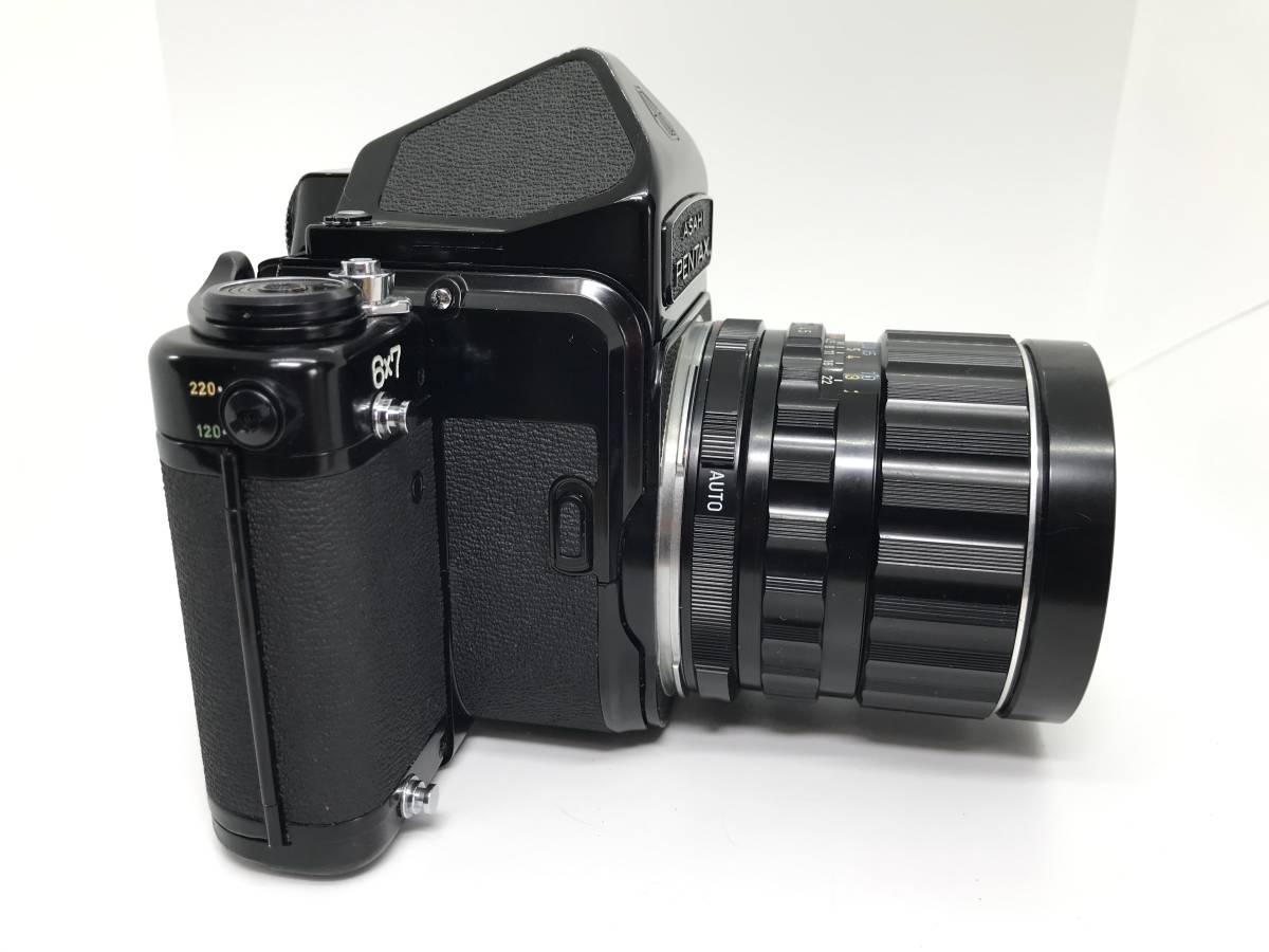 ◇ ペンタックス PENTAX 6×7 中判 フィルムカメラ Super Multi Coated TAKUMAR 6x7 75mm 1:4.5 200mm 1:4 レンズ 67 TTL ミラーアップの画像2