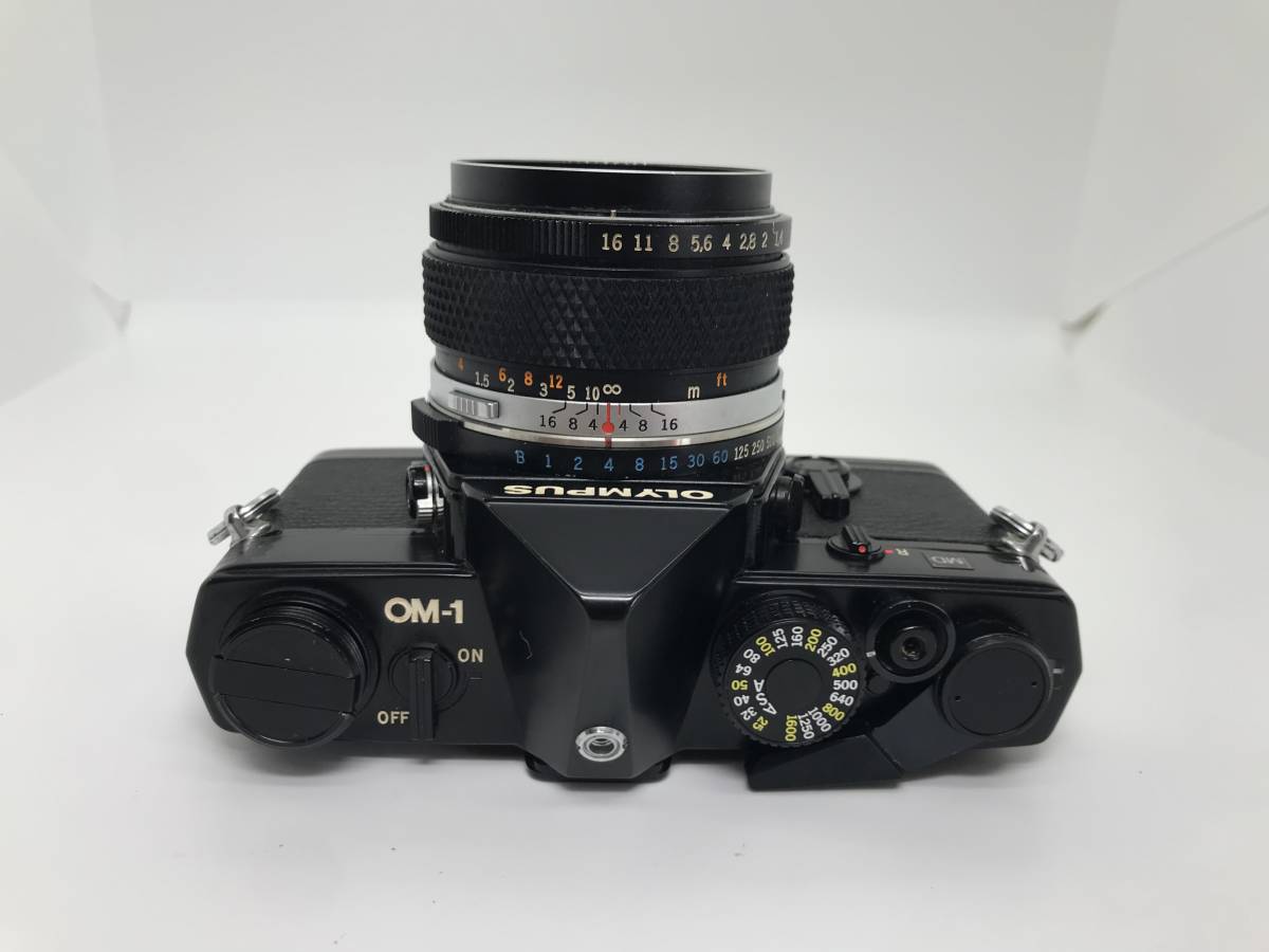 ◇ オリンパス OLYMPUS OM-1 ブラックボディ 35mm SLR 一眼 フィルムカメラ + OM-SYSTEM G.ZUIKO AUTO-S 50mm 1:1.4 レンズの画像5