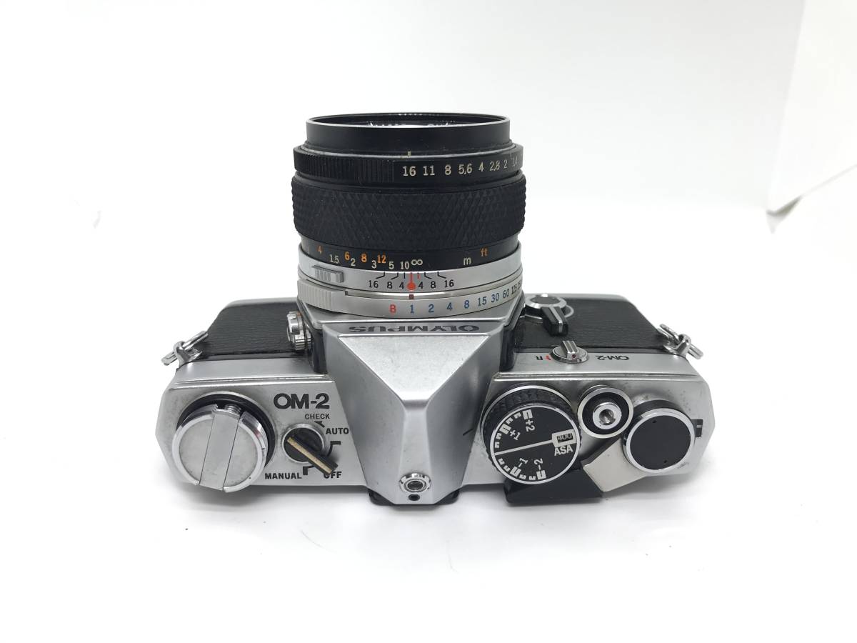 ◇ オリンパス OLYMPUS OM-2 シルバーボディ 35mm SLR 一眼 フィルムカメラ + OM-SYSTEM G.ZUIKO AUTO-S 50mm 1:1.4 レンズの画像5
