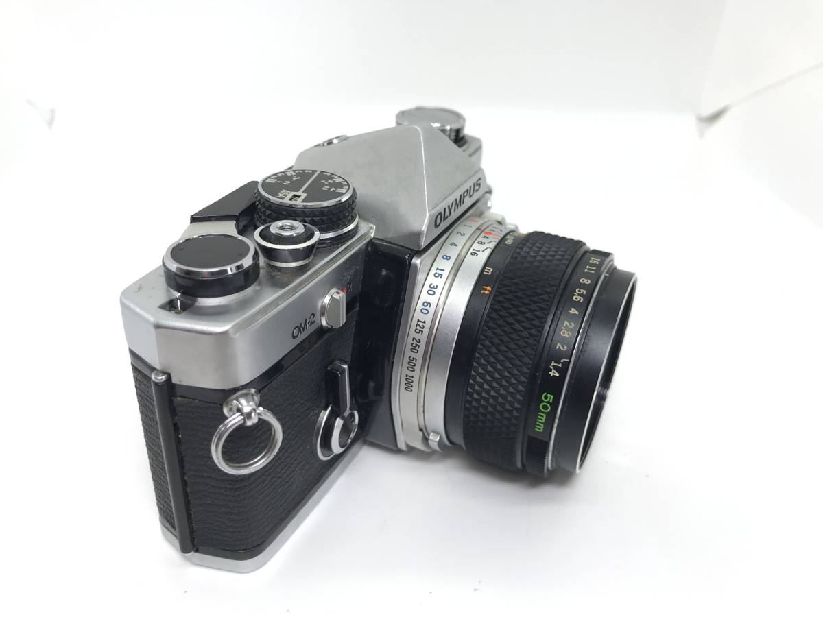 ◇ オリンパス OLYMPUS OM-2 シルバーボディ 35mm SLR 一眼 フィルムカメラ + OM-SYSTEM G.ZUIKO AUTO-S 50mm 1:1.4 レンズの画像3