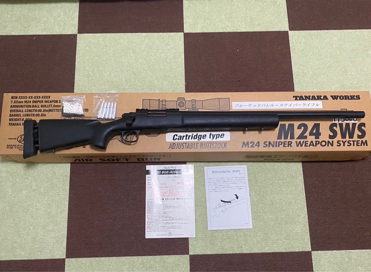 タナカワークス M24フルーテッドバレルスナイパーライフル タナカワークス M24フルーテッドバレルスナイパーライフル