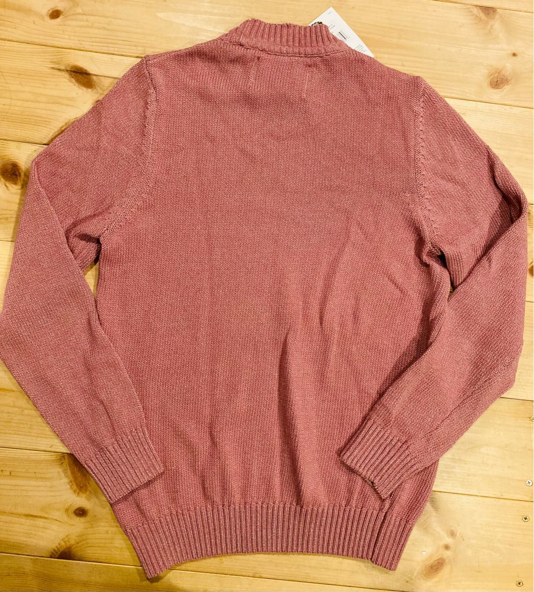 Barbour ニット 春セーター 新品 ピンク M クルーネック Rothay-