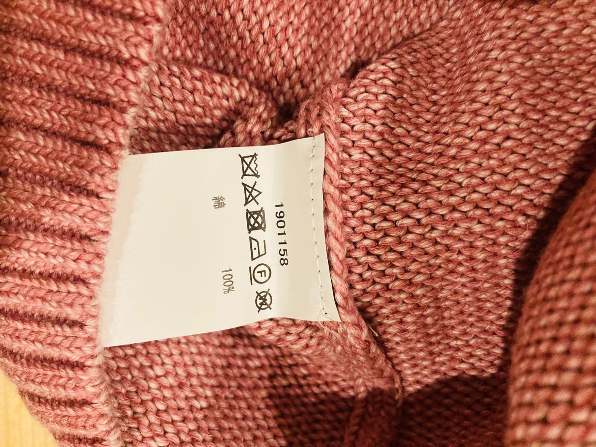 Barbour ニット 春 セーター 新品 ピンク M クルーネック Rothay バブアー