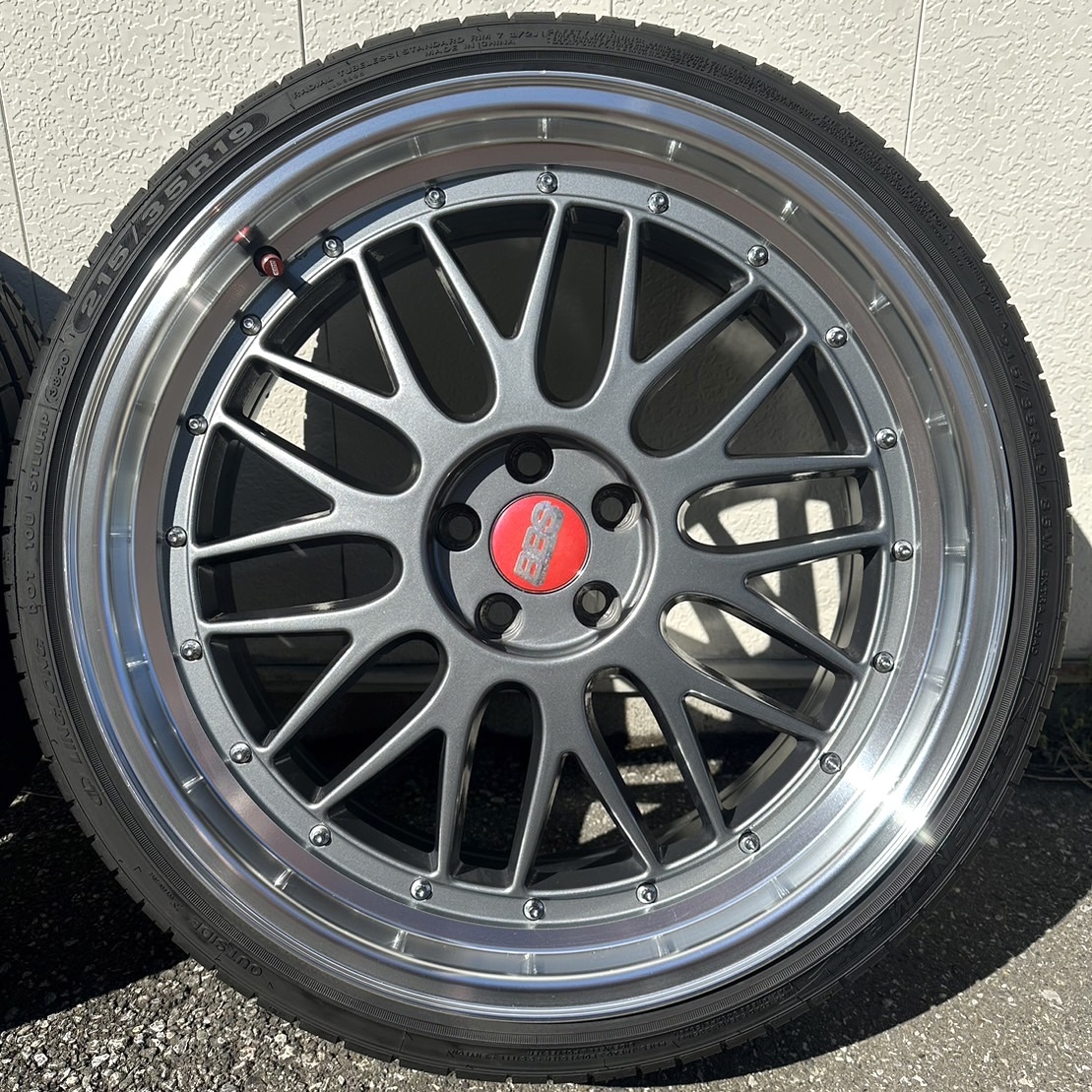 ヤフオク! - BBS LM風 美品 4本セット 19インチ 8.5J＋4...