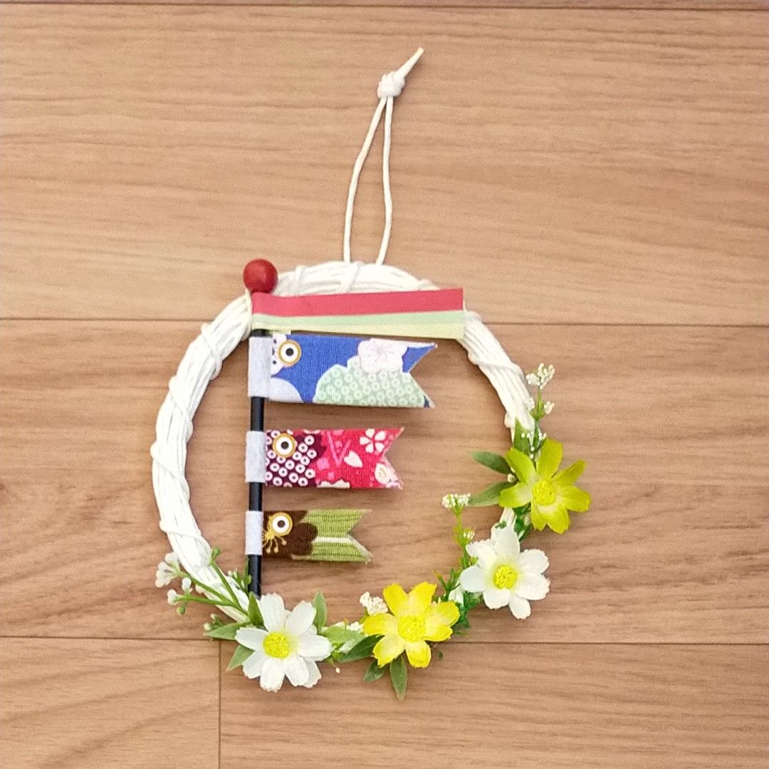鯉のぼり リース ハンドメイド こいのぼり 端午の節句 こどもの 鯉のぼり リース ハンドメイド こいのぼり 端午の節句 こどもの