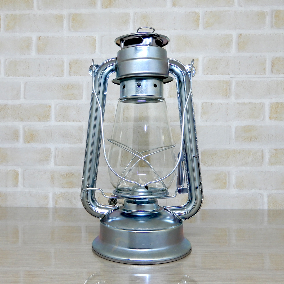 替芯2本付【送料無料】 新品 Hurricane Oil Lantern - Silver 12 【日本未発売】◇ハリケーンランタン シルバー 銀 ジュニア Junior Dietz