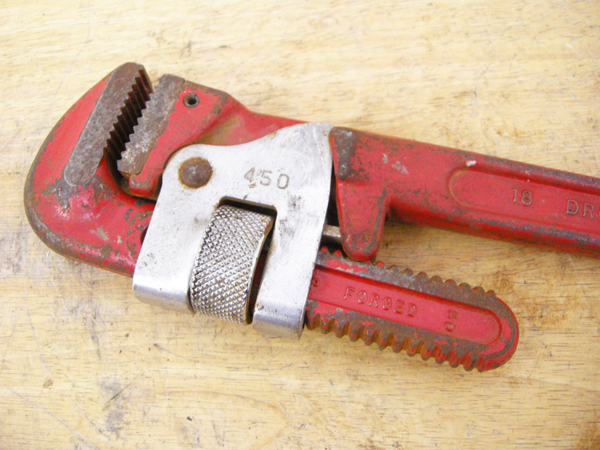 HIT*450mm* pipe wrench * secondhand goods *148165