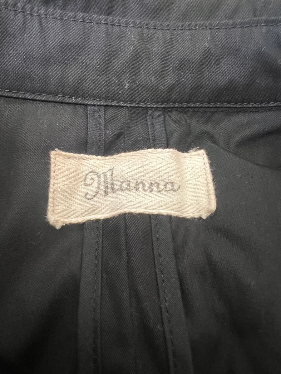 Manna マンナ　日本製　綿100%トレンチコート　フリーサイズ
