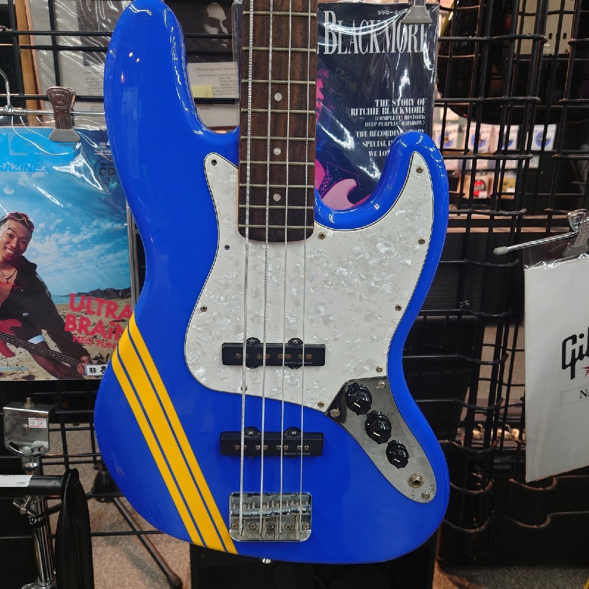 ★中古★Squier Tomomi Jazz Bass Bluetus★スクワイヤー SCANDAL TOMOMI モデル★_画像3