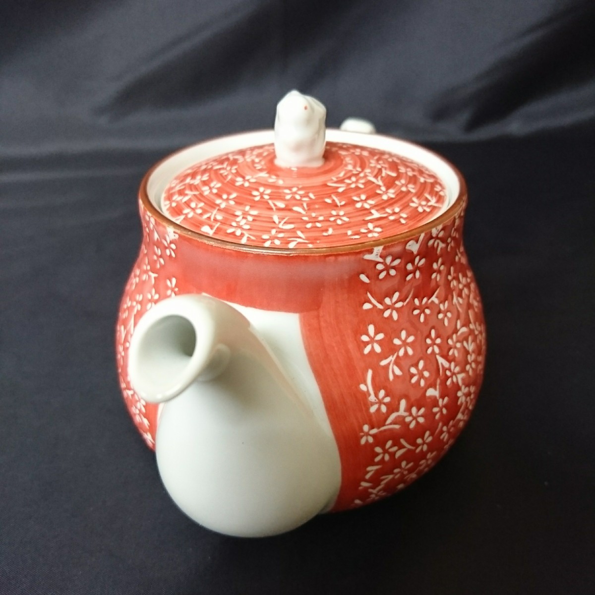 未使用保管品 波佐見焼 やへい窯 うさぎ ティーポット 元箱なし 弥平窯