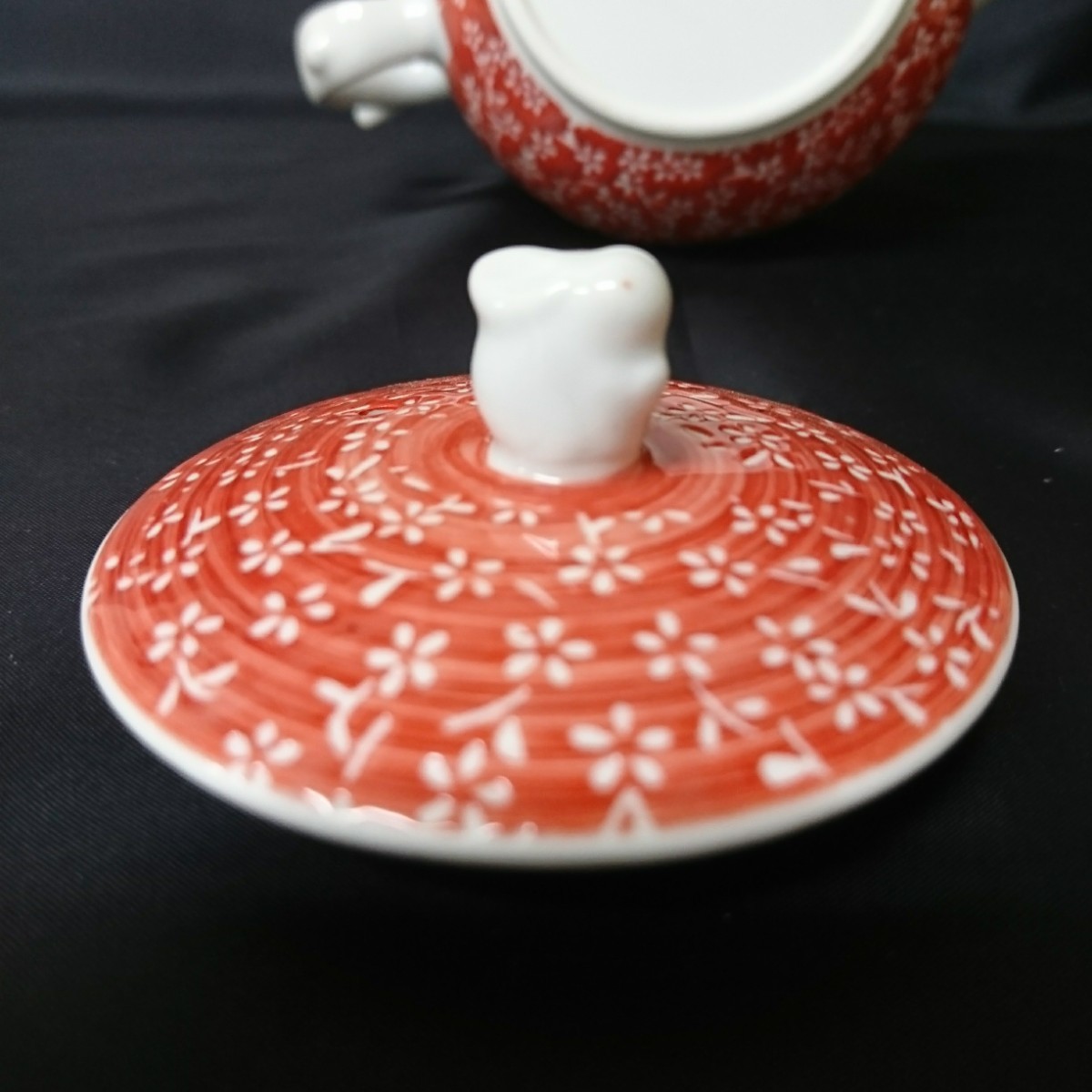 未使用保管品 波佐見焼 やへい窯 うさぎ ティーポット 元箱なし 弥平窯