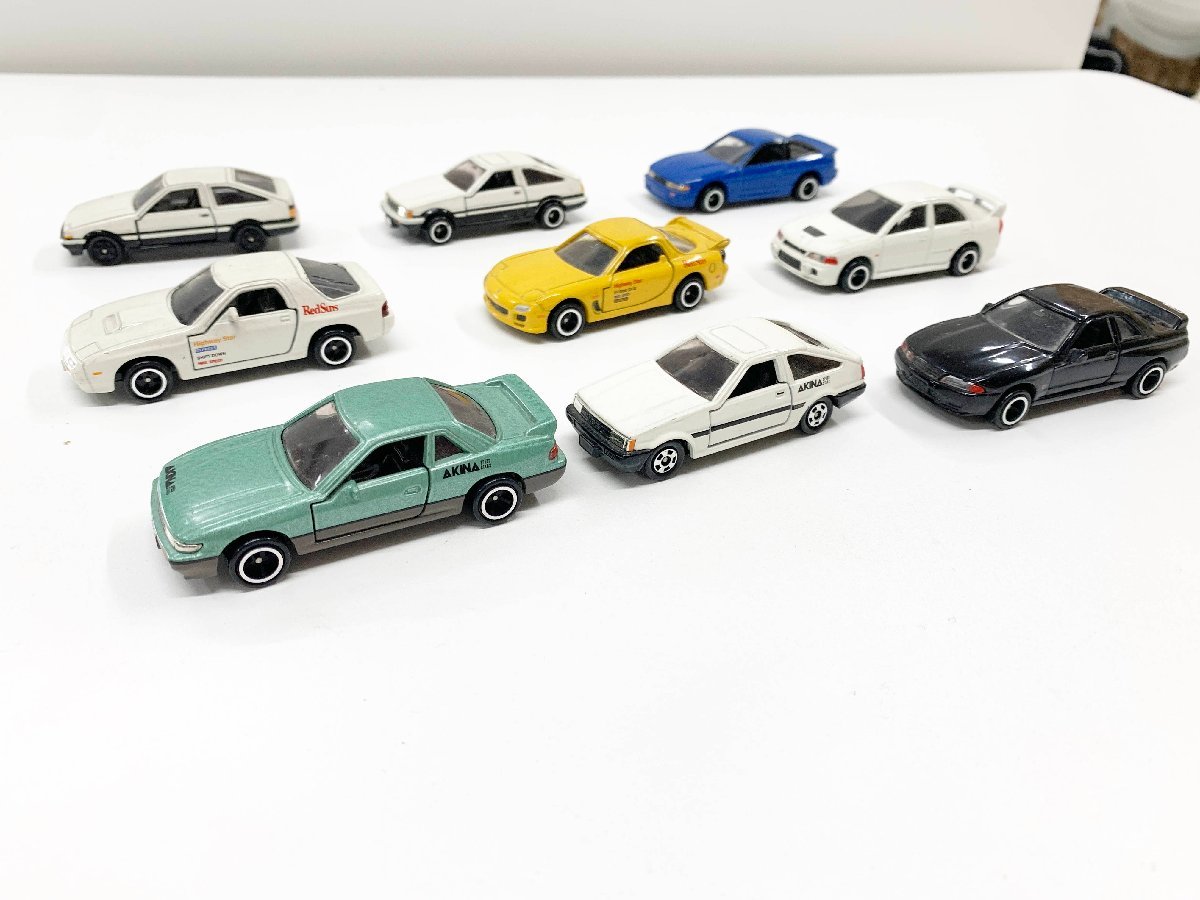  Tomica minicar Tomica Limited initials D Mazda Nissan Toyota Mitsubishi sport car 9 point set present condition goods 