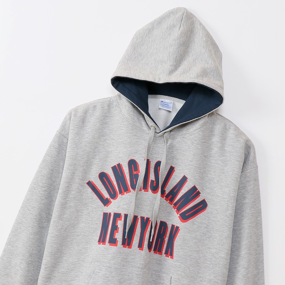 新品 Champion スウェットパーカー ニューヨーク 裏起毛スウェット L