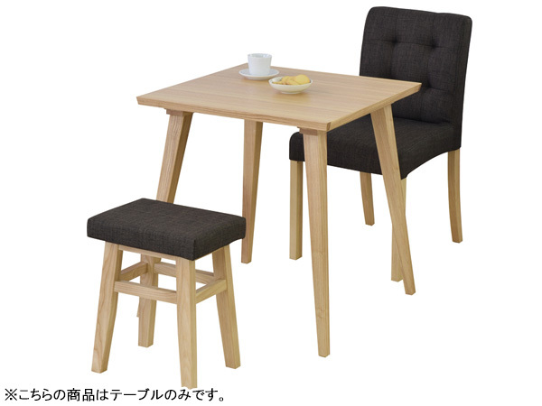 東谷 バンビ テーブル ナチュラル W65×D65×H70 CL-786TNA ダイニングテーブル 1人用 食卓机 メーカー直送 送料無料_画像3