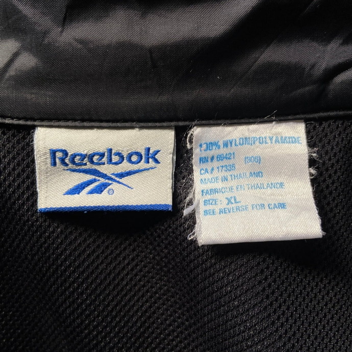 Reebok リーボック ワンポイントロゴ刺繍 スポーツジャケット メンズXL相当_画像10