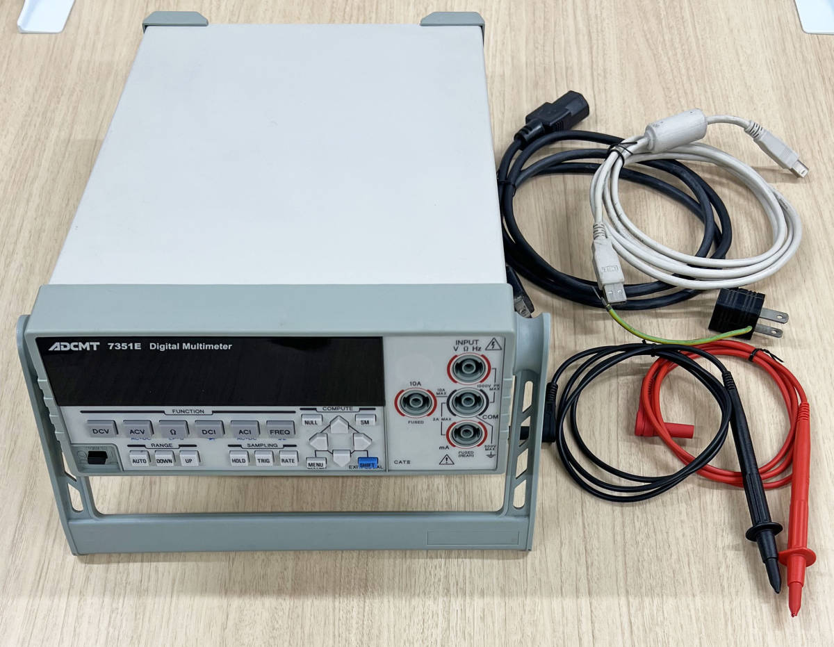 Yahoo!オークション - ADCMT 7351E Digital Multimeter ケーブル Yahoo!オークション - ADCMT 7351E Digital Multimeter ケーブル