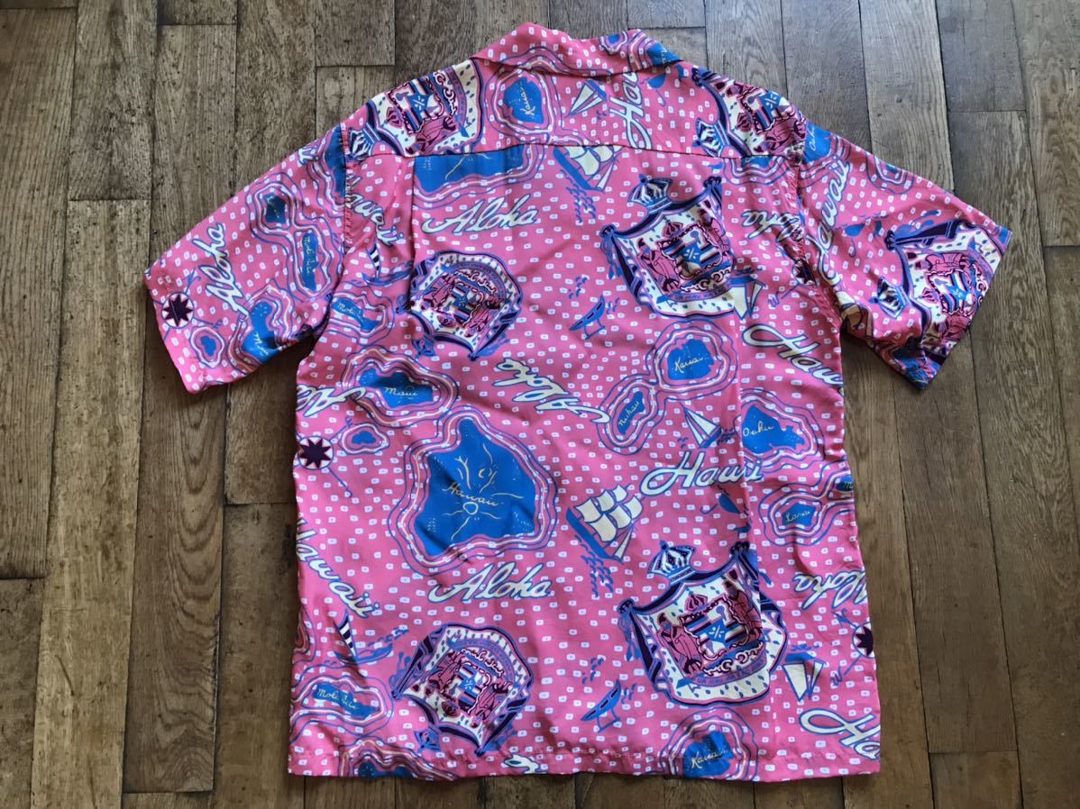 サンサーフ sun surf アロハシャツ M ハワイアンシャツ 東洋 Toyo