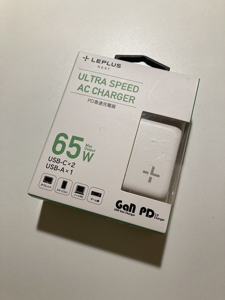 ◇新品定価:5,980円LEPLUS USB-PD 窒化ガリウム(GaN) 急速充電器65W