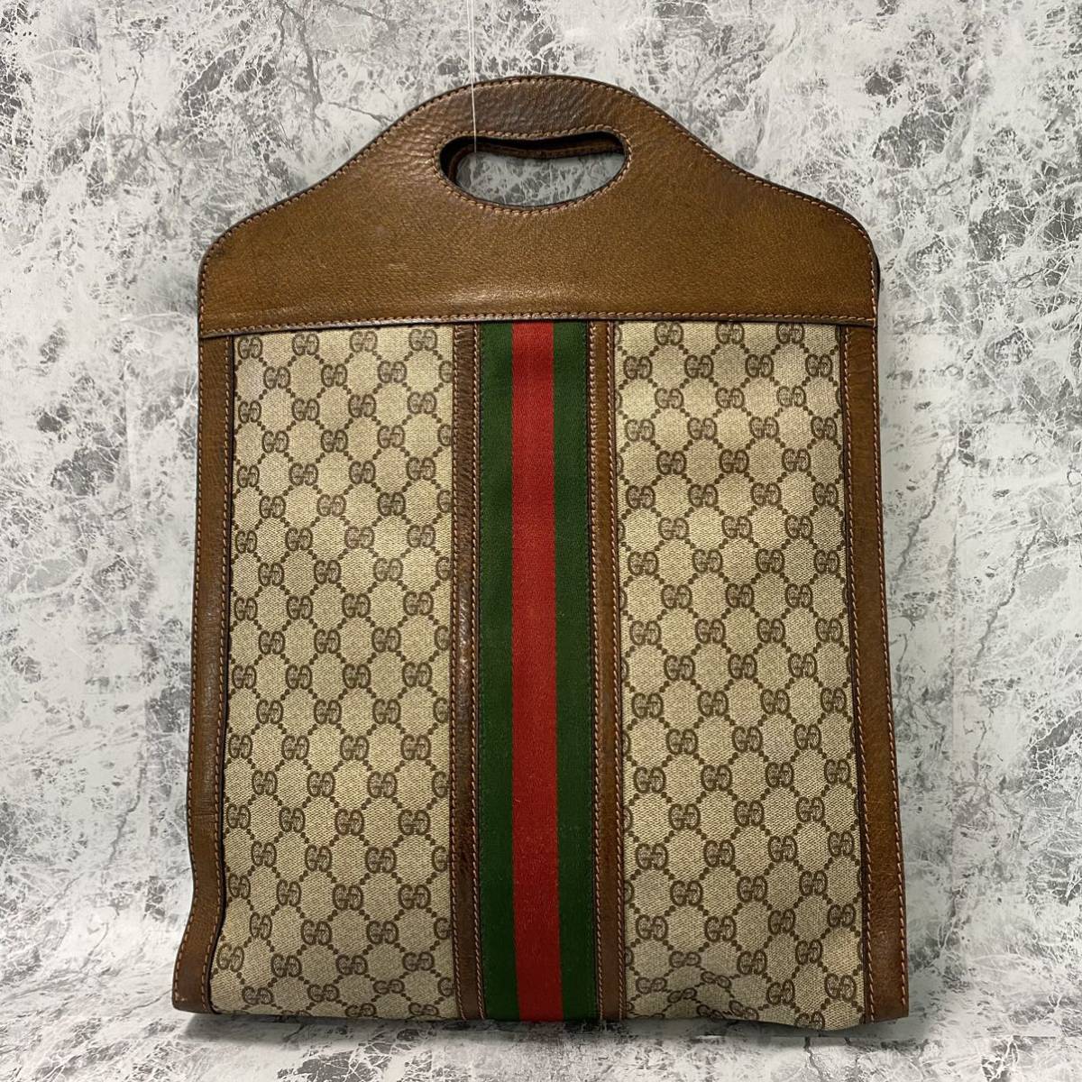 直販限定モデル GUCCI グッチ ハンドバッグ オールドシェリーライン