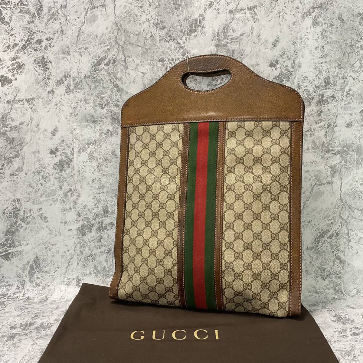 直販限定モデル GUCCI グッチ ハンドバッグ オールドシェリーライン