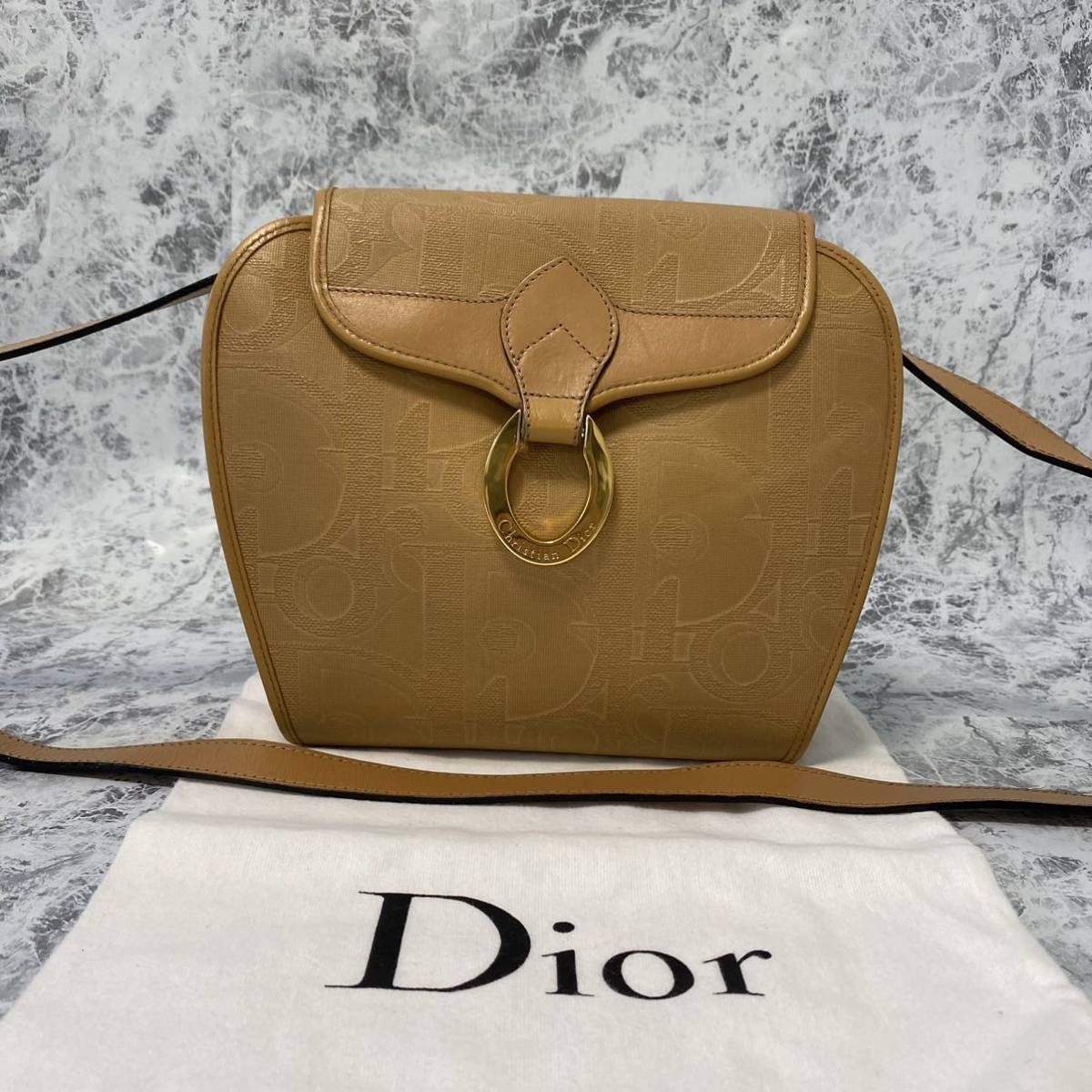 Christian Dior クリスチャンディオール ショルダーバッグ ベージュ 3