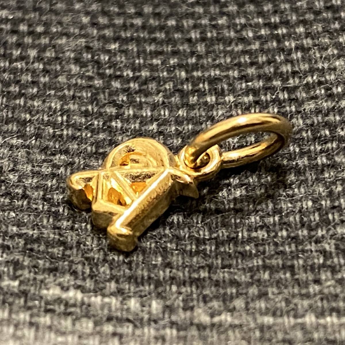 CHROME HEARTS 22k イニシャル スタックチャーム ミニ A ネックレス