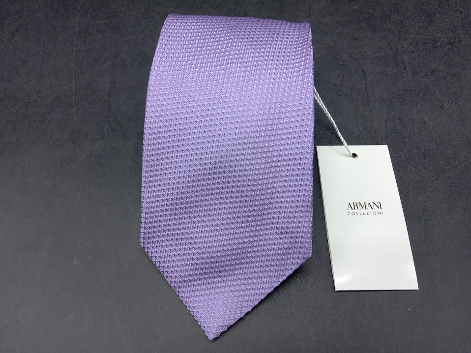 全日本送料無料 ARMANI ▽ COLLEZIONI シルク パープル ビジネス