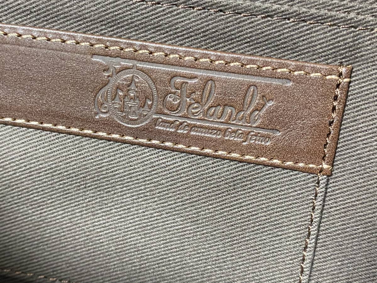 Felando フェランド 長(zhǎng)財(cái)布 ブラウン 小銭入れ無(wú)しタイプ 展示未使用品　
