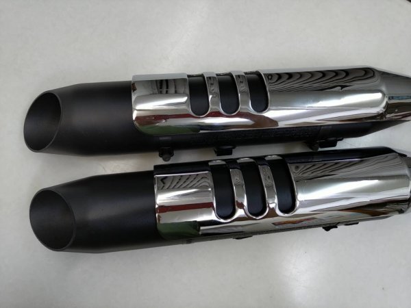 美品】ハーレー純正 スポーツスター用 北米マフラー バロニーカット