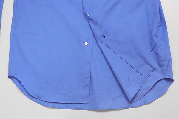 未使用 LOEFF ◆コットンブロード レギュラーシャツ ブルー 2 (下げ札付き 定価3.6万) 長袖 オーバーサイズ ロエフ ◆XE11_画像6