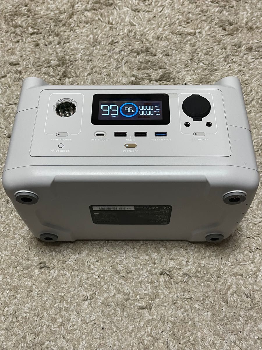 最高 EcoFlow RIVER RIVER バッテリー 600W ポータブル電源 Max 576