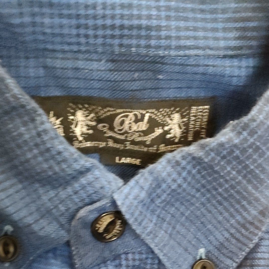 BAL バル　バランス　ウェア　デザイン　長袖シャツ 半袖シャツ ネイビー ボタンダウンシャツ　ブルー