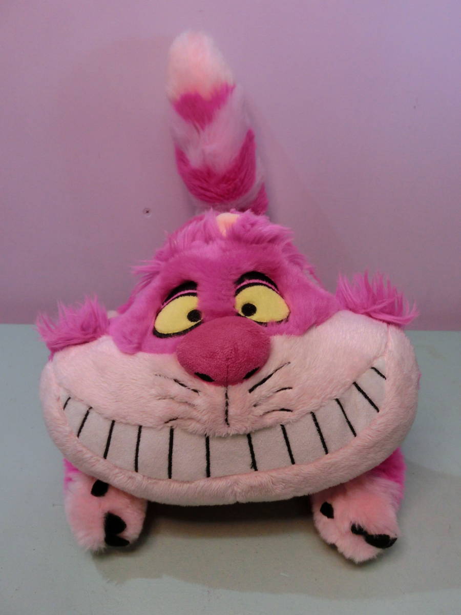 ディズニーストア USA 不思議の国のアリス◆チシャ猫 ぬいぐるみ人形 48㎝ チェシャ猫 Disney Alice in Wonderland Cheshire Cat _画像2