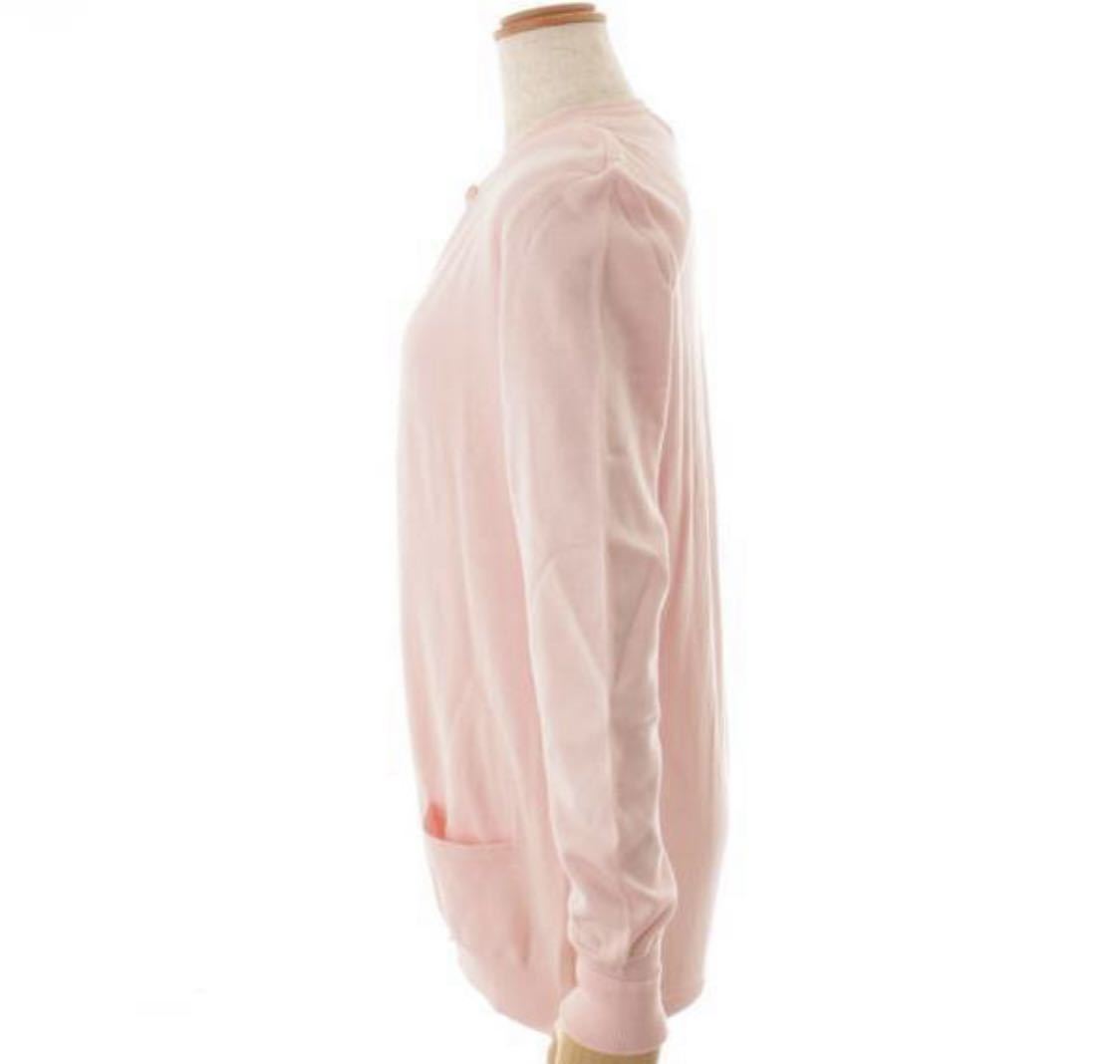  Chanel ensemble Chanel cardigan Chanel knitted baby pink 42