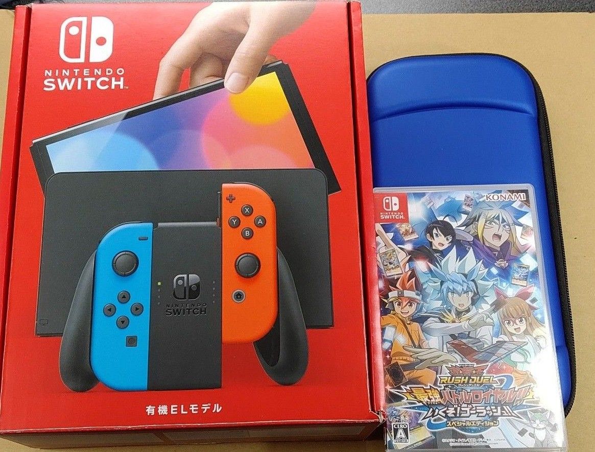 Nintendo Switch 有機ELモデル ネオンブルー ネオンレッド 中古美品