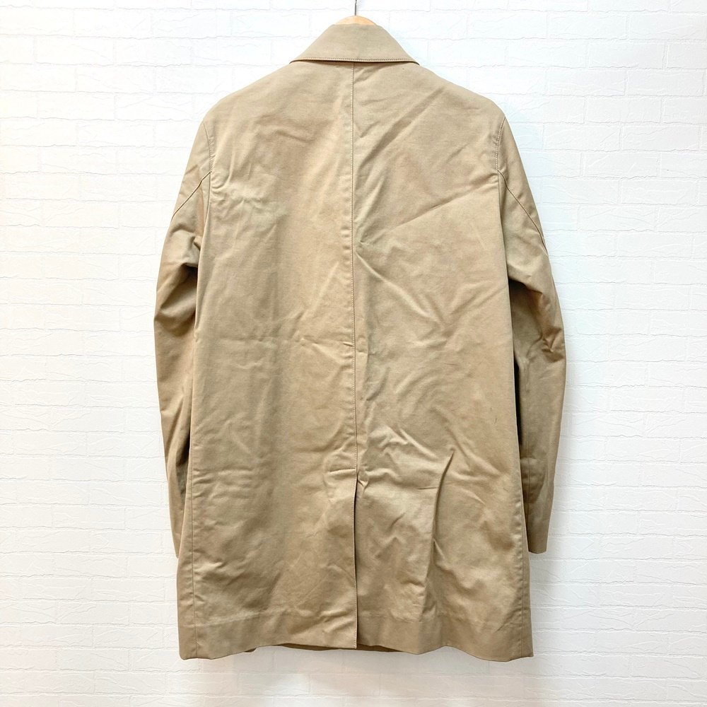 rm) ABAHOUSE アバハウス ベージュ系 トレンチコート ミドル丈 size 4 ライナーなし 小シミあり 古着 衣類 中古 USED_画像2