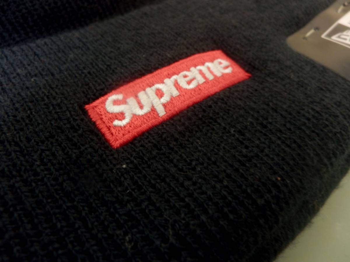 新品 タグ付き SUPREME シュプリーム NEW ERA SCRIPT BEANIE ニューエラ ビーニー 2018AW 正規品 レシート写し付き_画像5