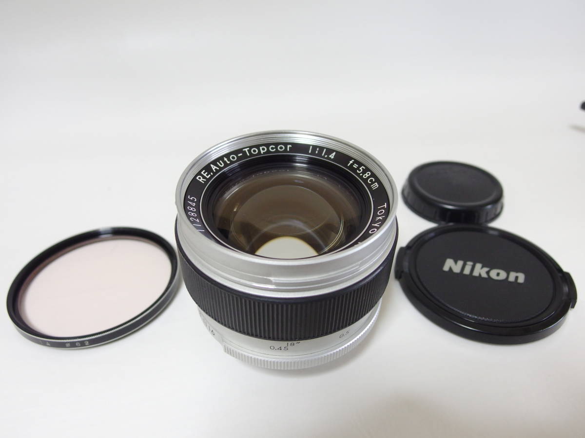希少・美品】TOPCON トプコン RE. Auto-Topcor 5.8cm F1.4 トプコール