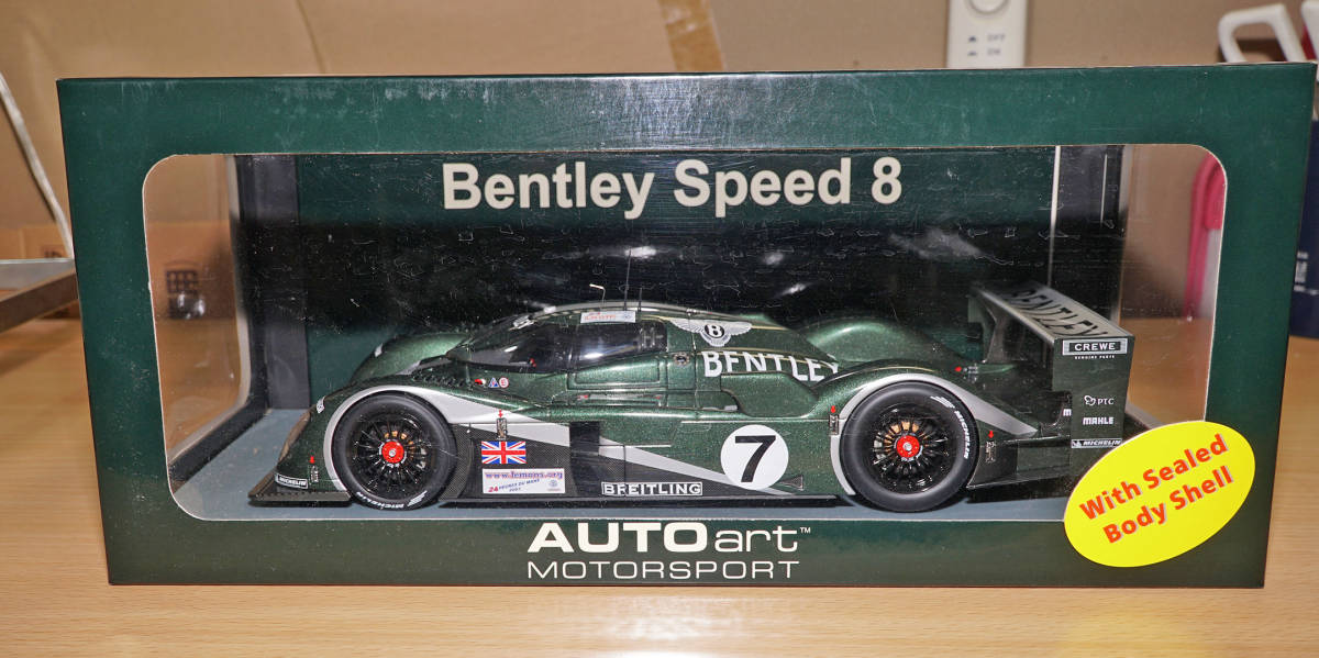 1/18 オートアート ベントレー Bently Speed 8 #7 送料無料_画像1