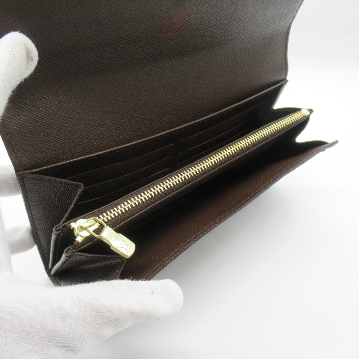 LOUIS VUITTON ルイ・ヴィトン 二つ折り財布 ポルトフォイユ・サラ 二つ折り財布 ブラウン系 PVCコーティングキャンバス  レディース - 4