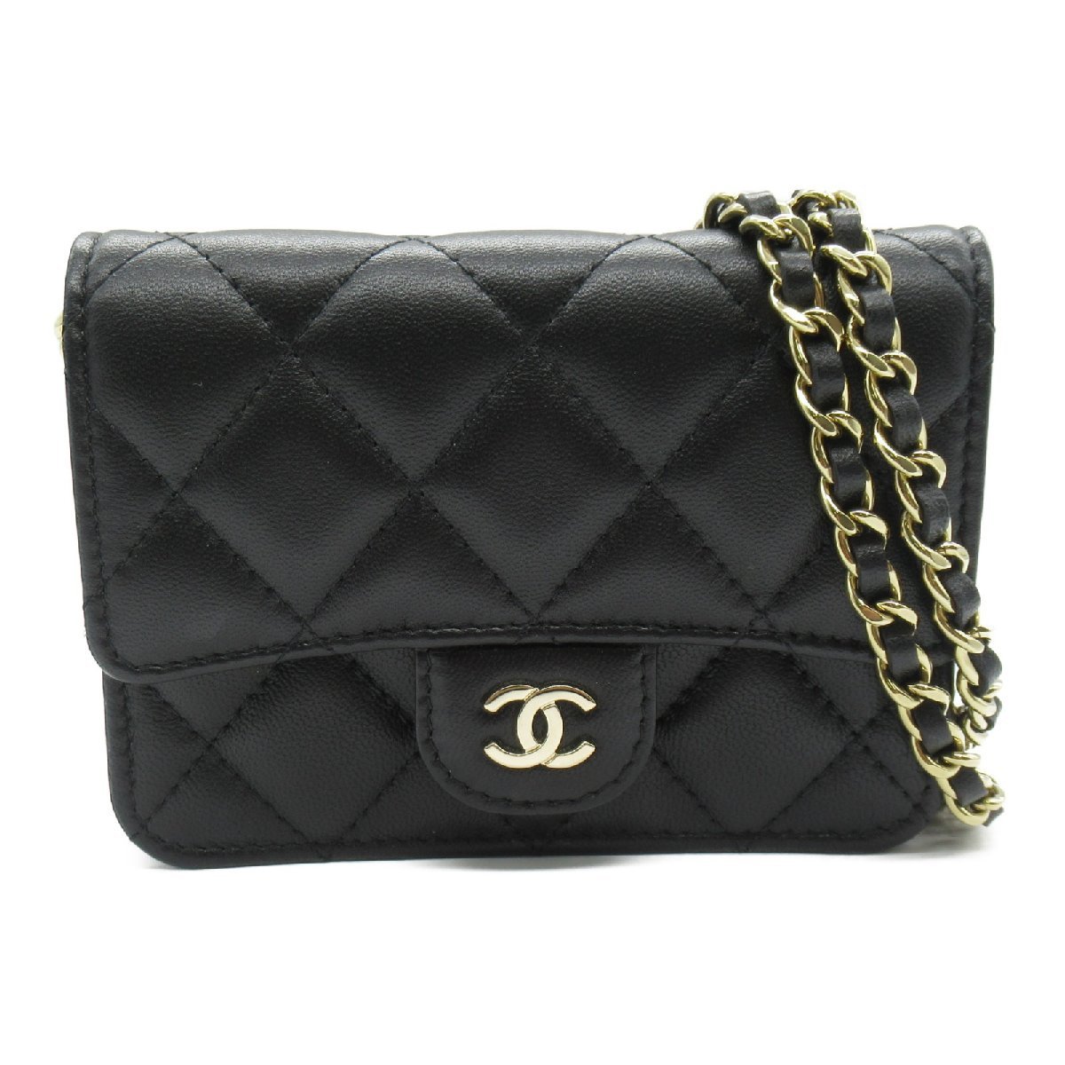 CHANEL シャネル ショルダーバッグ マトラッセミニチェーンショルダー