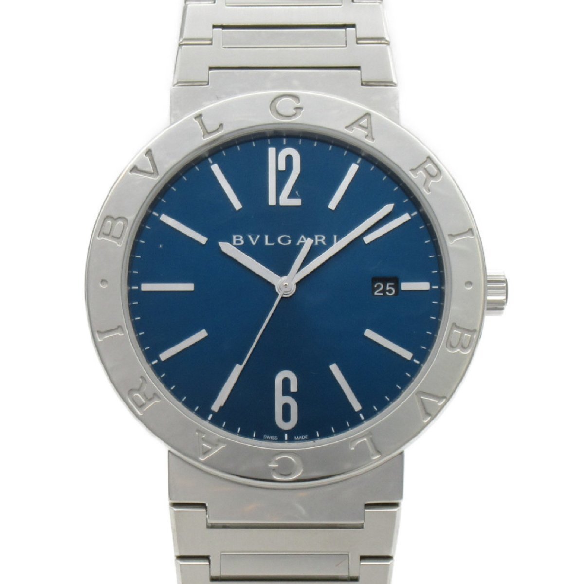 BVLGARI ブルガリ 腕時計 ブルガリ ブルガリ 腕時計 ウォッチ ブルー系 ステンレススチール  メンズ
