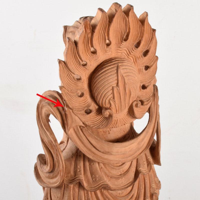 仏教美術 香木 白檀彫刻 観音菩薩像 仏像 置物 V R4991B | labiela.com