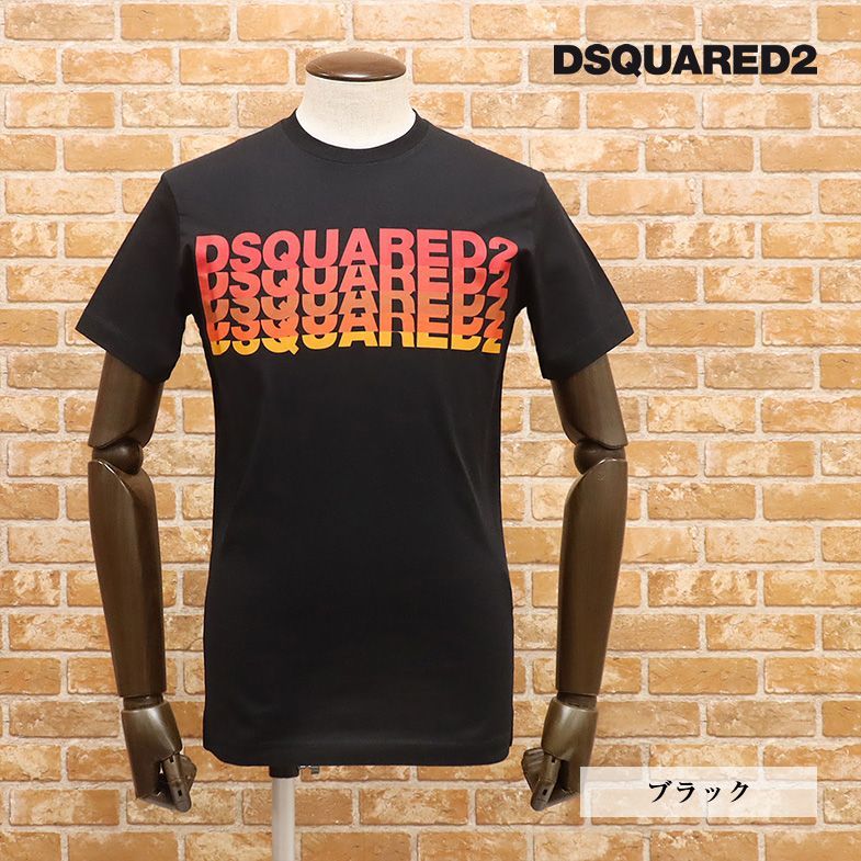 最新作セール ディースクエアード 半袖 Tシャツ ブラック/M YrHvC