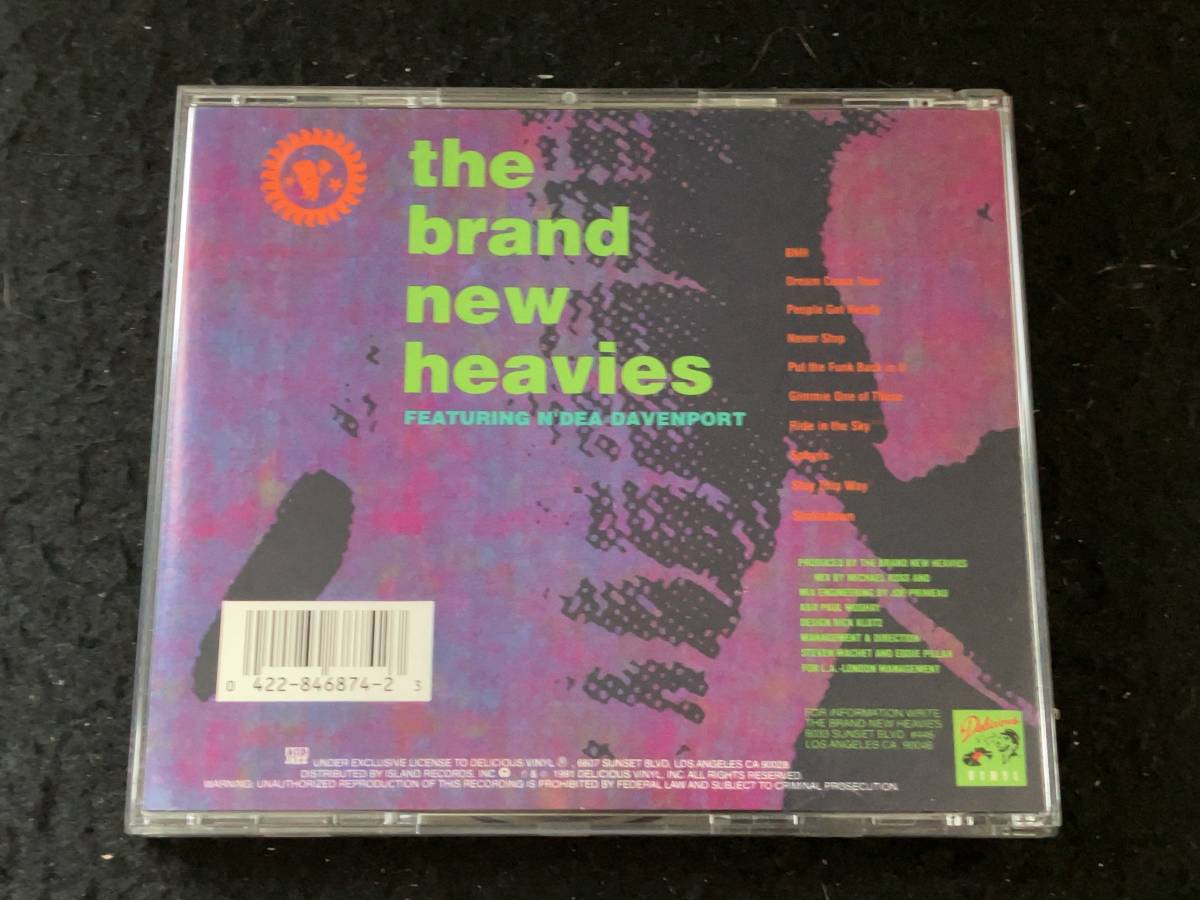 ★送料無料★ザ・ブラン・ニュー・ヘヴィーズ『ネバー・ストップ』/THE BRAND NEW HEAVIES★1991年盤★Delicious Vinyl★C-635★_画像2