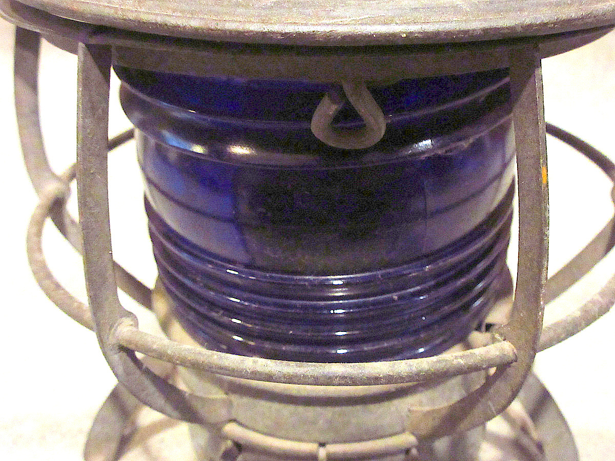  Vintage *DRESSEL Laile load lantern Junk *230304k6-otdeqp outdoor camp ADLAKE KERO blue glass 